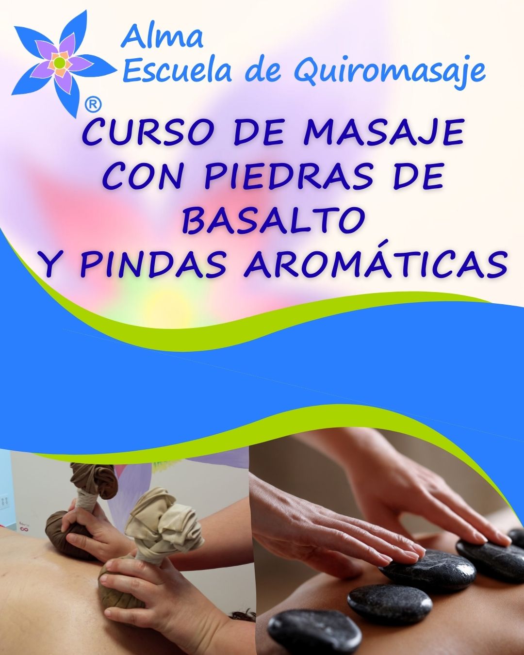 Curso de Masaje con Piedras de Basalto y Pindas Aromáticas